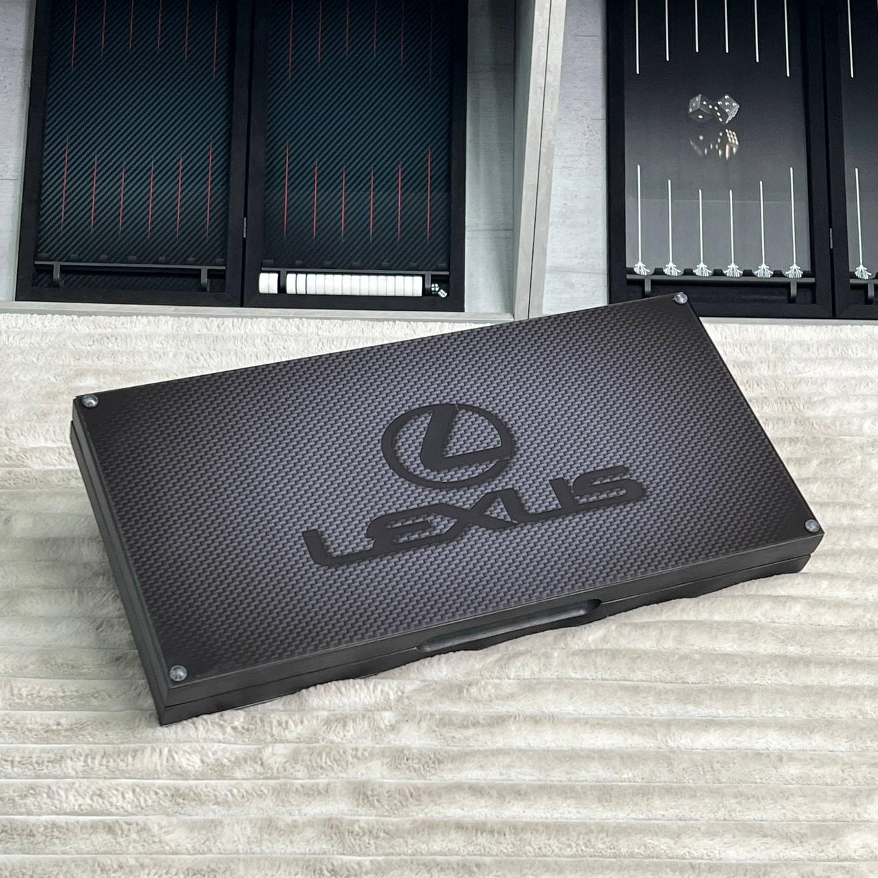 Нарди скляні LEXUS 50х25см для справжнього автомобіліста, фото 1