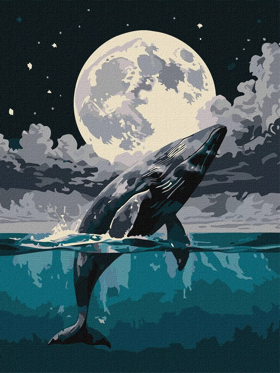 Набір для розпису по номерах "Стрибок до небес" 30х40см, фото 1