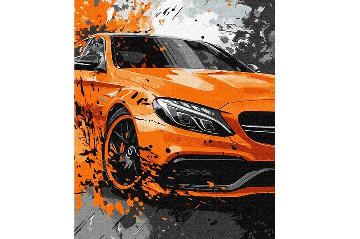 Набір для розпису по номерах "Яскрава міць" 30х40см, фото 1