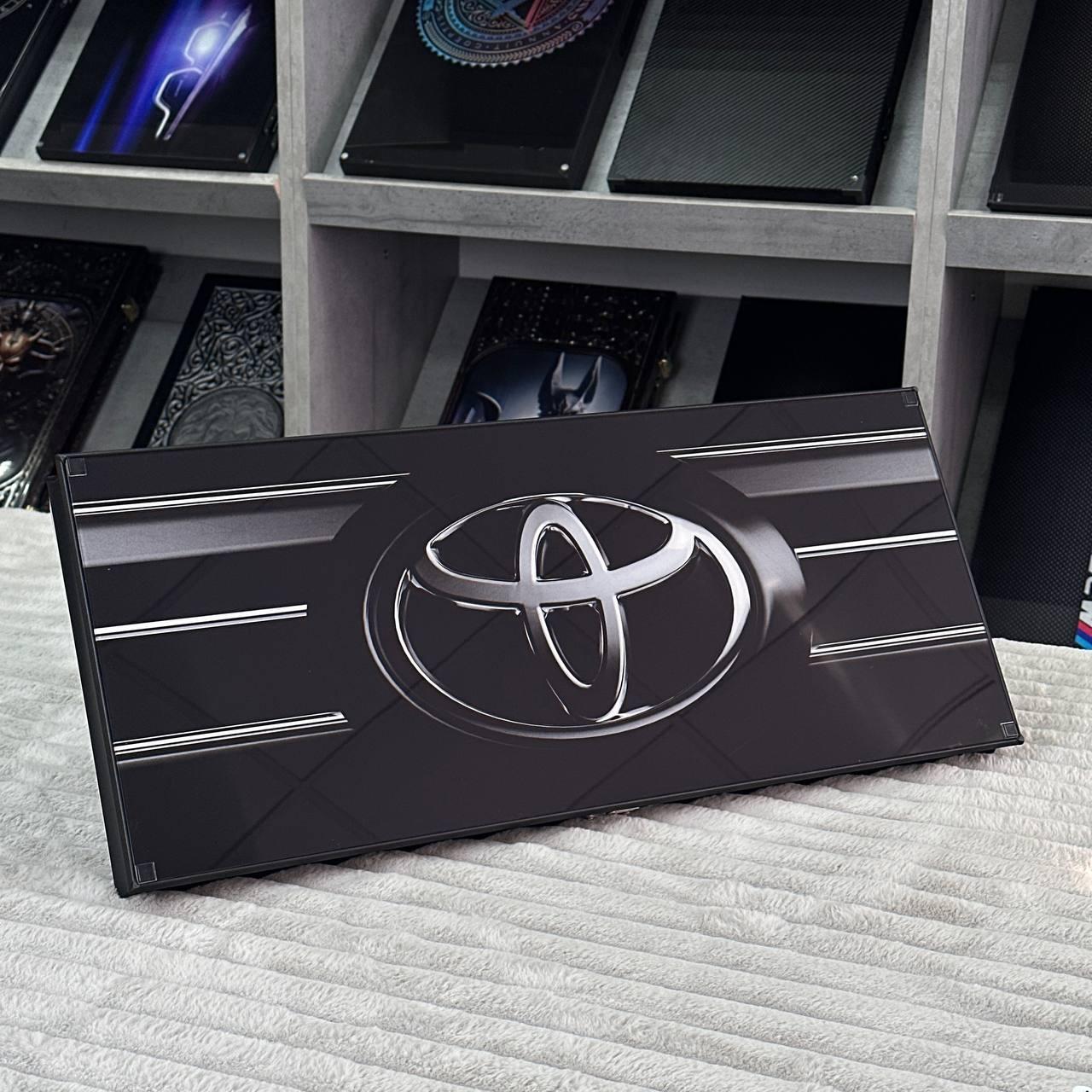 Нарди скляні в металевому корпусі Toyota 61х27см, фото 1