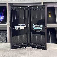 Нарди скляні в металевому корпусі Toyota 61х27см, фото 2