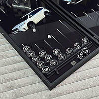 Нарди скляні в металевому корпусі Toyota 61х27см, фото 9