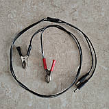 Кабель 12В для живлення роутера та оптоволокна від Акумулятора, 1м, фото 2
