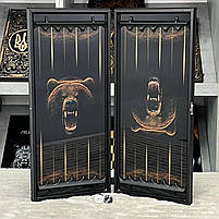 Нарди зі скла 61×27×5см Ведмідь, фото 2