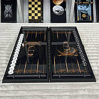 Нарди зі скла 61×27×5см Ведмідь, фото 4