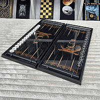 Нарди зі скла 61×27×5см Ведмідь, фото 6