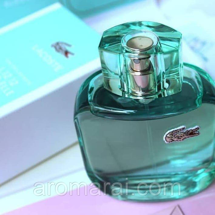 💚 Якісна Жіноча парфумована вода Eau De Lacoste L.12.12 Pour Elle Natural (Лакоста Натурал) 90 мл. Квітково-фруктовий аромат, фото 1