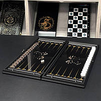 Нарди зі скла Стрілець 61×27×5см, фото 7