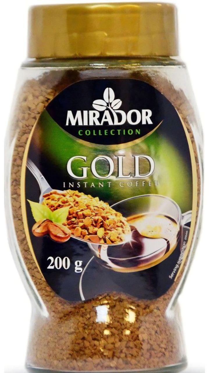 ОРИГІНАЛ! Кава розчинна MIRADOR Gold 200 г сублімована