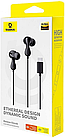 Дротові навушники Baseus Encok CZ20 Type-C Wired Earphones Чорні, фото 4