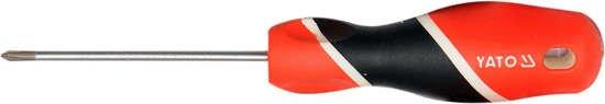 Викрутка хрестова "Philips" PH0 х 100 мм YATO, фото 1