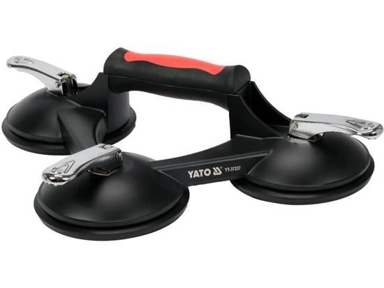 Присоска для монтажу скла 125 мм, 190 кг, 345х 282х7м YATO, фото 1