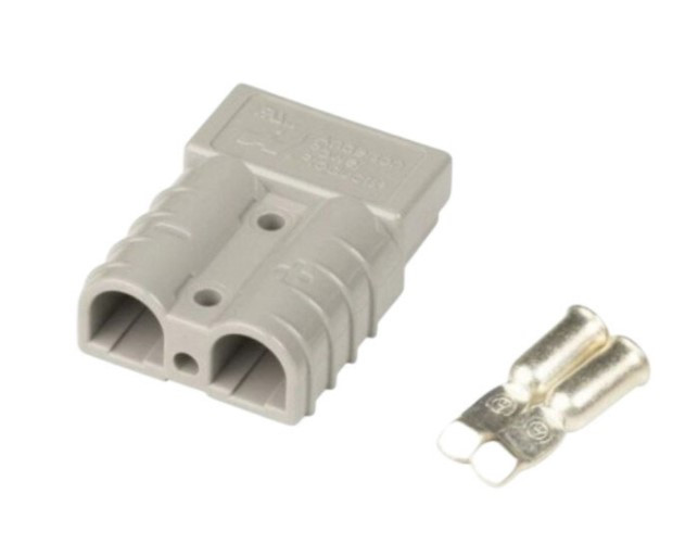 Силовий роз'єм живлення SB Anderson 50 А 600 V з клемами для під'єднання акумулятора 40-200Ah і ДБЖ