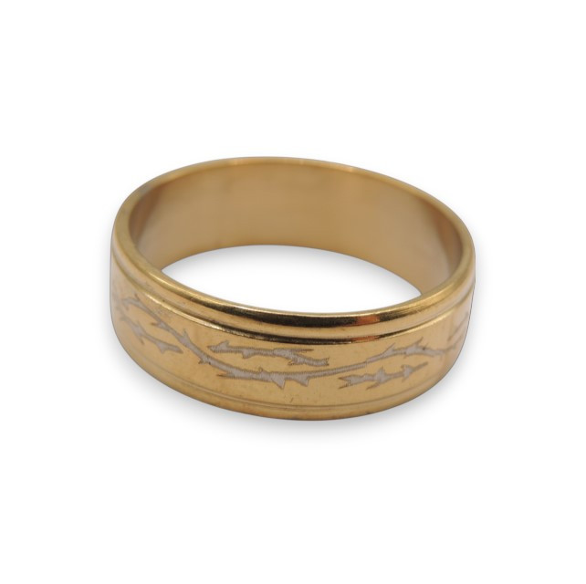 Чоловіча каблучка з нержавіючої сталі Estilo0571 розмір 20, фото 1