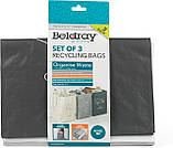 Beldray Набір 3 мішків для сортування сміття 44 л папір, скло, метал, пластик для кухні та дому, фото 6