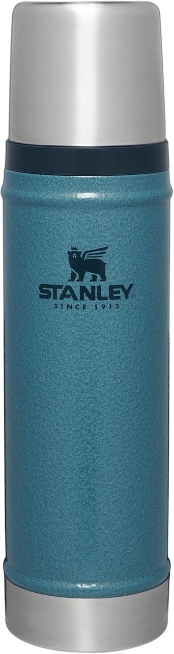 Термос 0.59л питний Stanley Legendary Classic синій, гаряче 18год, холодне 20год, термокружка 590мл, фото 1