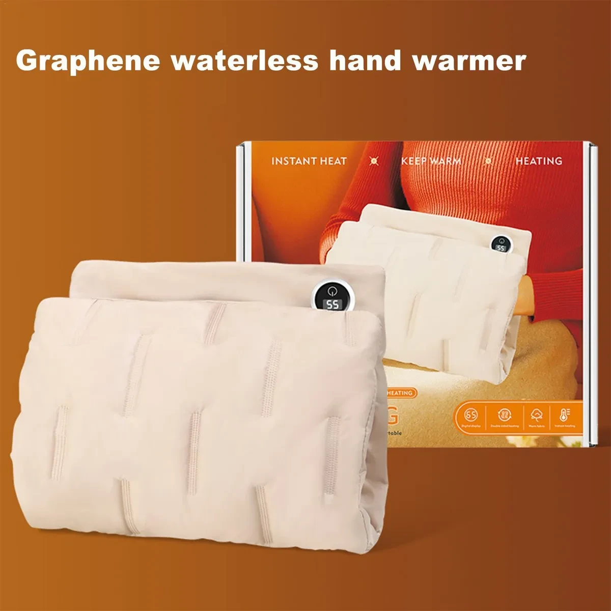 Електрична грілка-муфта для рук USB з 3 режимами нагрівання AND 047, фото 1