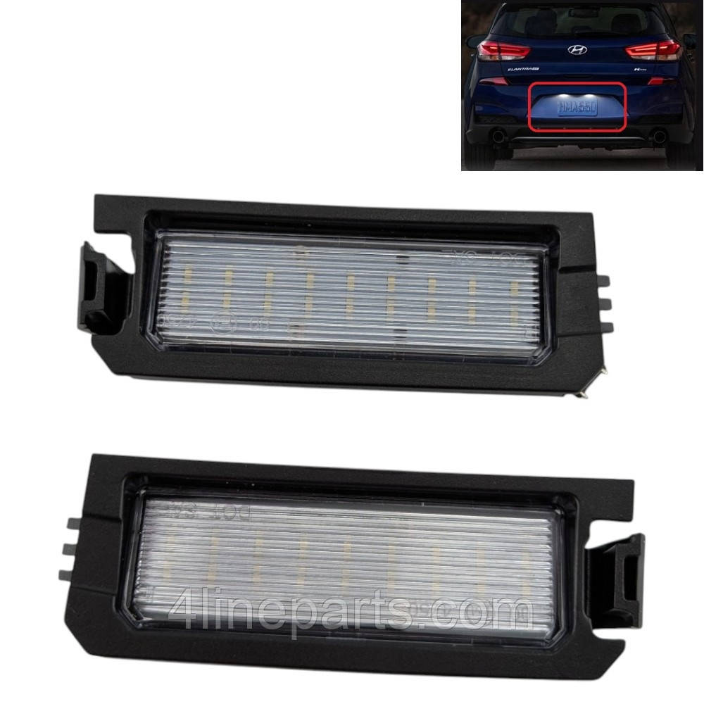 Led підсвітка номерного знаку i30 Hyundai 92501F6000 92502F6000, фото 1