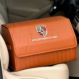 Преміум органайзер в багажник Porsche Elite, розмір М (50 см), сумка-органайзер з вишивкою логотипу