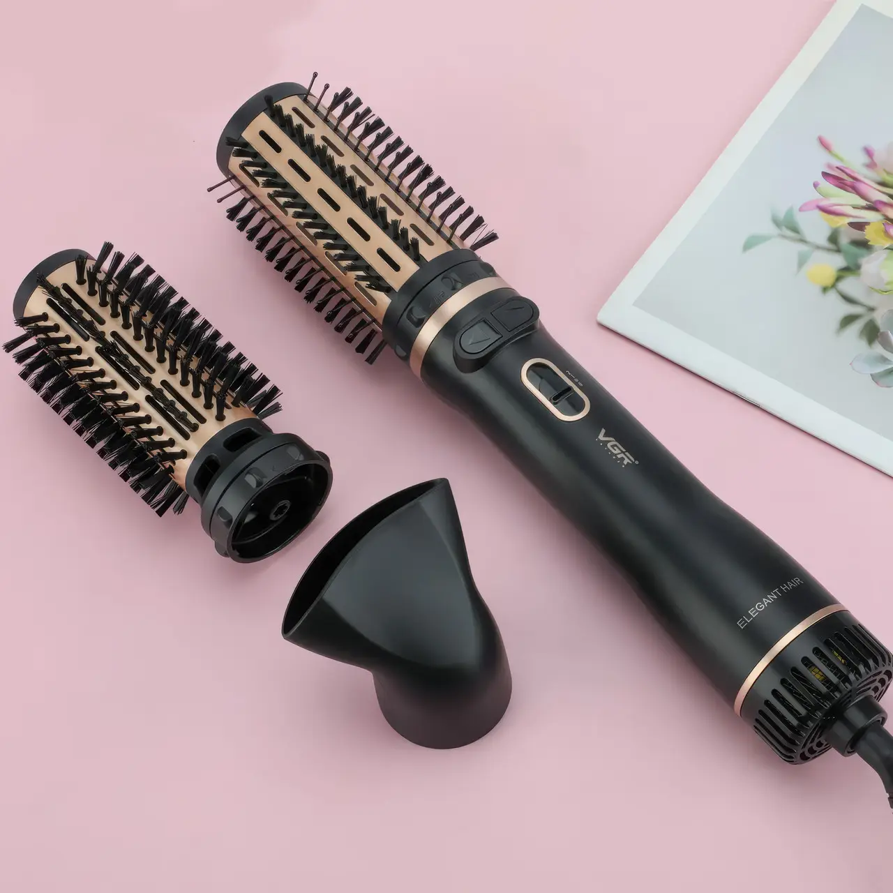 Фен-щітка для волосся VGR V-496, фото 1