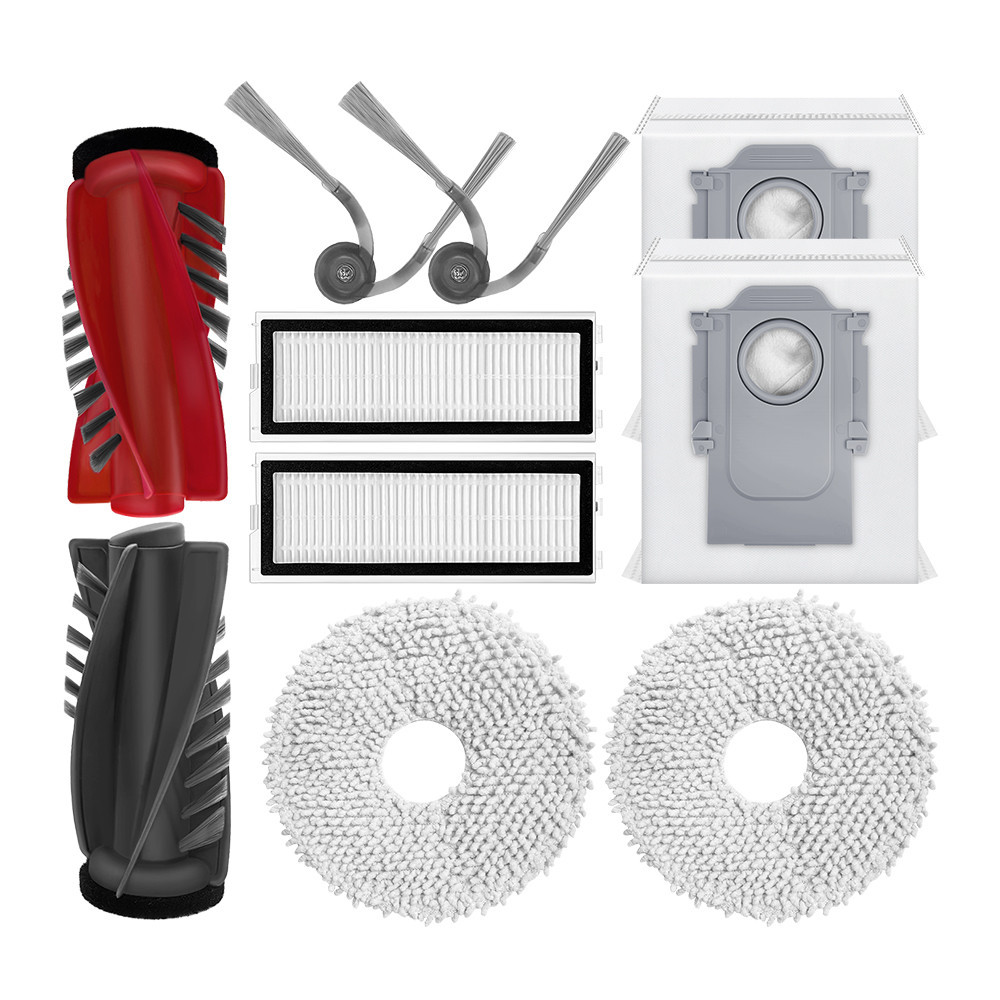 Комплект фільтрів, щіток, мішків і мікрофібри для робота-пилососа Roborock Qrevo / Qrevo Pro / Qrevo S / Qrevo 5AE, фото 1