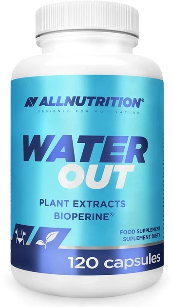 Харчова добавка при надлишку води AllNutrition Water Out 120 капсул, фото 1