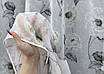 Готова тюль (3х2,7м.) з батиста, колекція "Flora". Колір білий з квітковим принтом. Код 1146т 40-904, фото 4