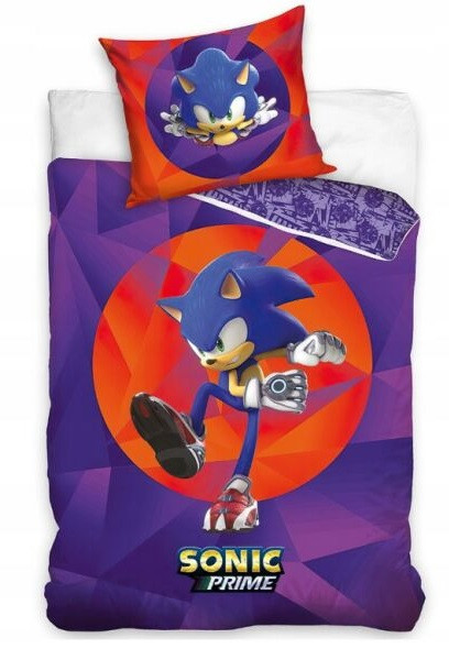 Дитяча постільна білизна Сонік Sonic полуторний комплект для хлопчика, фото 1