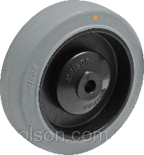 PC-серія Performa антистатичне колесо з термопластичним сірим гумовим протектором