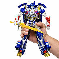 Трансформер Crazed Оптимус Прайм 28 см — великий робот-трансформер, вантажівка, іграшка Transformers, арт. W8836C, фото 5