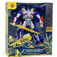 Трансформер Crazed Оптимус Прайм 28 см — великий робот-трансформер, вантажівка, іграшка Transformers, арт. W8836C, фото 7