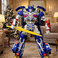 Трансформер Crazed Оптимус Прайм 28 см — великий робот-трансформер, вантажівка, іграшка Transformers, арт. W8836C, фото 4