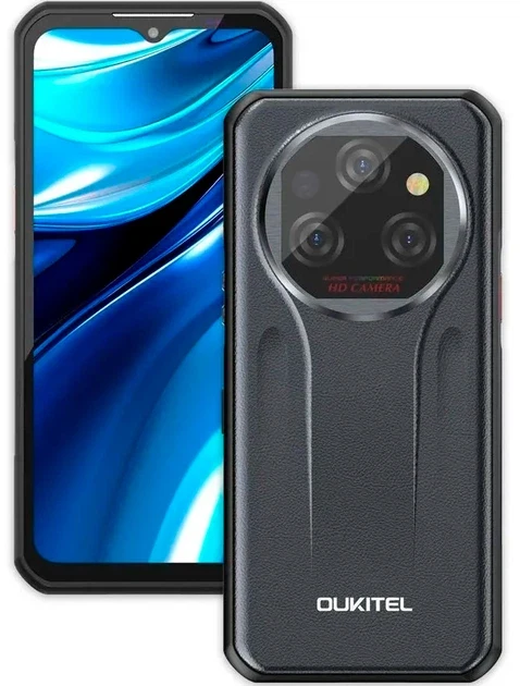 Oukitel WP39 Pro 12/512GB Global NFC Grey Dimensity 6300 11000 мАг Захищений смартфон, фото 1