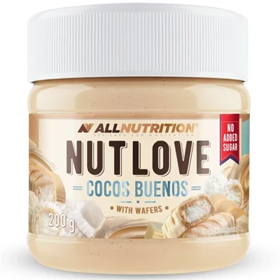Крем із кокосовим смаком та вафельними шматочками ALLNUTRITION NUTLOVE Cocos Buenos With Wafers (Limited Edition), фото 1
