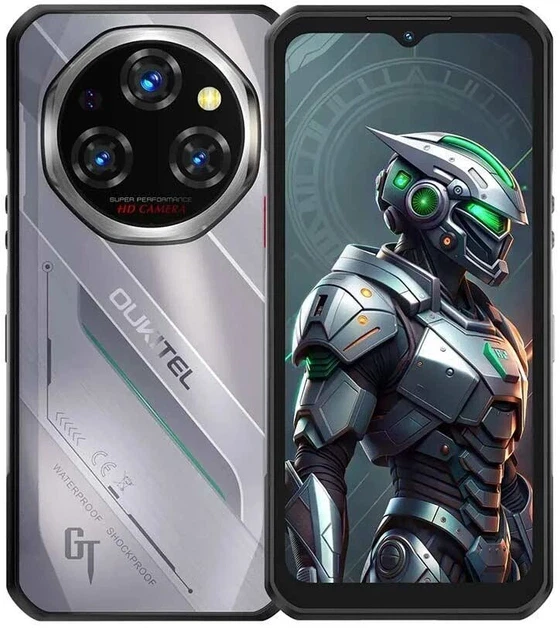 Oukitel WP62 16/512GB Global NFC Silver  Dimensity 7025 11000 мАг Захищений смартфон, фото 1