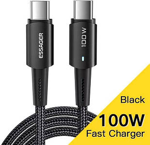 Кабель Essager Sunset 100W USB charging&data cable Type-C to Type-C