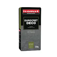 DUROCRET-DECO - посилене фіброю, полімермодифіковане, декоративне мікроцементне покриття для стін 25кг
