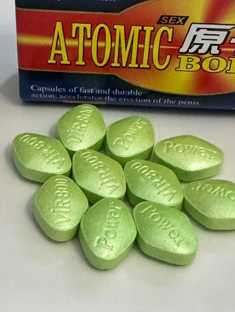 Атомна бомба таблетки для потенції Atomic bomb (10 шт.), фото 1