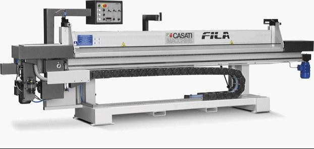Гільйотина для розкрою шпону з пільним вузлом CASATI FILA-A італійська