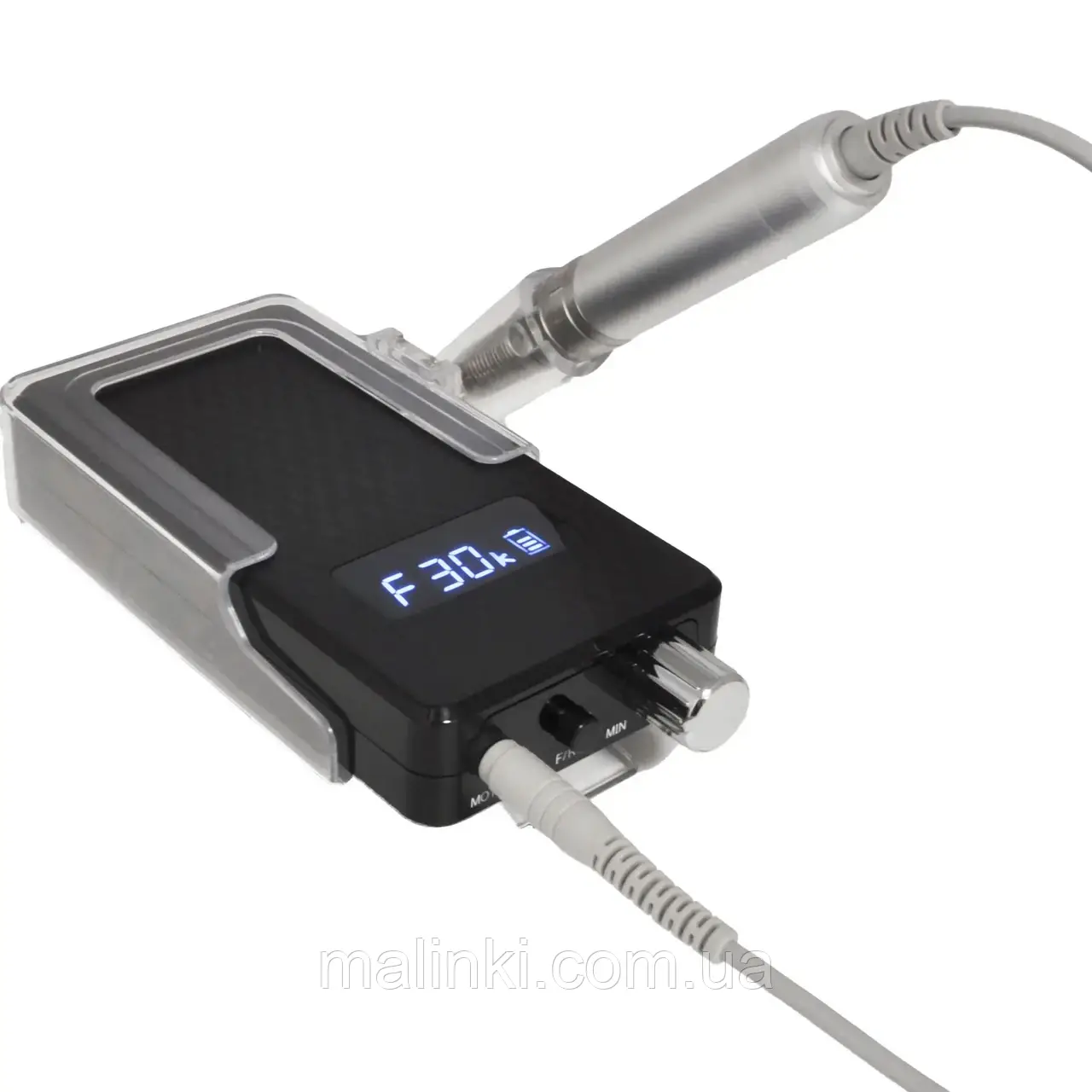 Фрезер акумуляторний для манікюру Renhe 1225 (чорний) 30K, фото 1