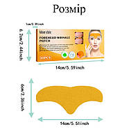 Гелеві патчі для чола та міжбрівної зони від зморшок з колагеном і центелою азіатською 10 шт 29592, фото 2