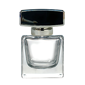 Флакон Cube 30 ml скляний з кришкою "Alvon Silver"