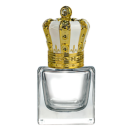 Флакон Cube 30 ml скляний з кришкою "Coronet White Gold"