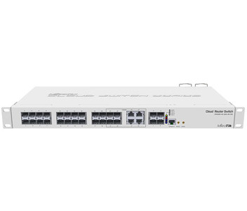 MikroTik CRS328-4C-20S-4S+RM SFP Layer 3 Комутатор 24 порти керований, фото 1
