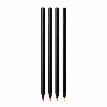 Олівець неоновий (4 кольори в асортименті), 18 см, Brunnen