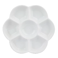 Порцелянова палітра для акварелі Квітка 12×12см MEEDEN