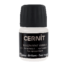 Лак для пластики на водній основі глянцевий 30мл Cernit