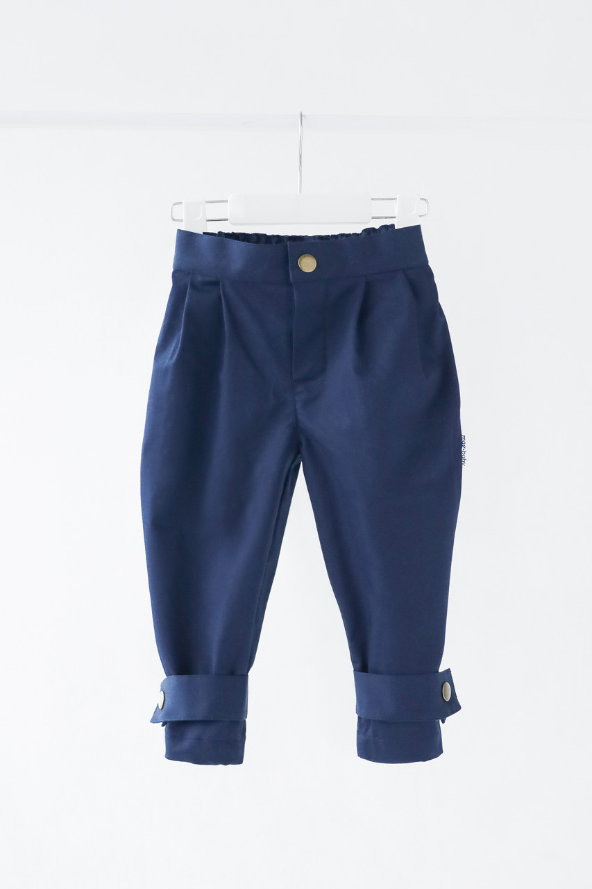 Котонові штани "Pair", Темно-сині, фото 1