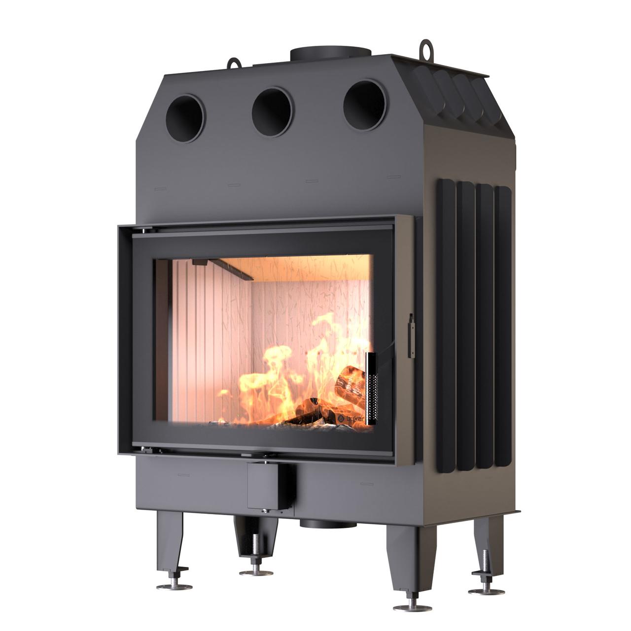 Камінна топка BOKAR 7050 (15,2 kW) white ceramatex, фото 1