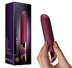 Вібратор Rocks Off Chaiamo Burgundy потужний для кліторальної та вагінальної стимуляції 10 режимів